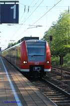 Die S6 der S-Bahn Hannover fährt am 6.Juni 2015 aus Hannover Hbf kommend auf Gleis 1 in Ehlershausen ein. Anschließend geht es weiter nach Celle.