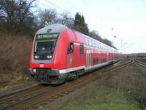 Der NRW-Express bei der Einfahrt von Stolberg(Rheinl) Hbf am 16.02.2007