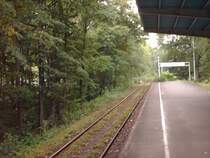 Der Bahnhof Ustron-Zdroj. Einer von vier Bahnh�fen. Ustron ist 10 km von Wisła entfernt.