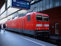 BR 143 655-9 mit einem RegionalExpress von Stuttgart HBF nach Aalen am 08.02.07.
