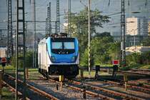 BTK 187 002-1 am Morgen des 18.07.2014 abgestellt in Basel Bad Bf.