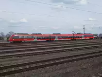 Dreiteiliger 442 123,am 11.April 2015,in Oranienburg.