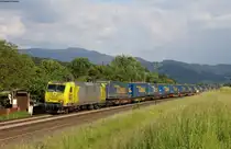 145 531-0 mit dem DGS 43710 (Novara-Genk) bei Kollmarsreute 21.5.15