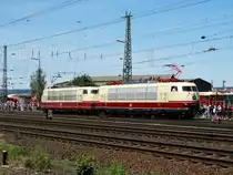 103 226-7 und 103 113-7 am 14.06.15 in Koblenz Lützel bei der Parade 50 Jahre BR 103