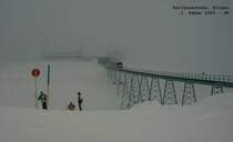 Standseilbahn auf den Hartkaser in Ellmau. 1. Feber 2005 kHds