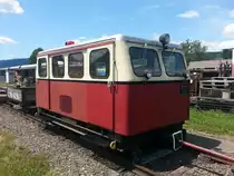 Kleinwagen X614.016 der NBiK (Nostalgiebahnen in Kärnten)- Eigengewicht 4000 kg, Vmax 40 km/h - Weizelsdorf - 2015-06-26