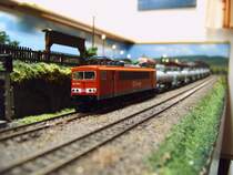 155 158-9 der DB Cargo im Modell von der Firma Tillig.