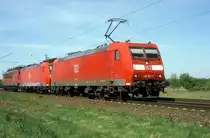 185 081 + 185 105 + 155 072  Waghäusel  19.04.07