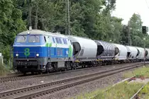 NIAG 8 (216 055-4) durchfährt Ratingen-Lintorf 7.7.2015