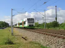 STB VT 111 + VT 113 + VT 108 als Werkstattfahrt zum Bw der Erfurter Bahn, am 09.07.2015 in Erfurt Ost.