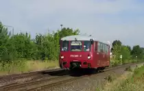 EBS 772 345-5 als DPE 61438 von Kühnhausen nach Erfurt Pbf, am 11.07.2015 in Erfurt Nord. Von Erfurt Pbf ging es mit anderer Zugnummer weiter nach Katzhütte.