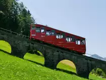 Drahtseilbahn Unterwasser - Iltios im Toggenburg Wagen 2 unterwegs am 05.07.2015