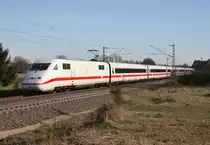 402 013 als ICE 680 (M�nchen Hbf–Hamburg-Altona) am 24.02.2014 zwischen Bad Bevensen und Bienenb�ttel