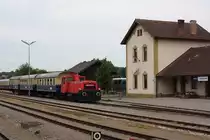 BIF 2062 053-1 am 25.Juli 2015 nach der Ankunft mit dem EZ 7490 im Bf. Ernstbrunn.