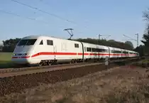 401 070 als ICE 880 (M�nchen Hbf–Hamburg-Altona) am 24.02.2014 zwischen Bienenb�ttel und Deutsch Evern