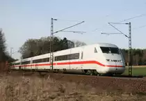 808 008 als ICE 681 (Hamburg-Altona–M�nchen Hbf) am 24.02.2014 zwischen Deutsch Evern und Bienenb�ttel