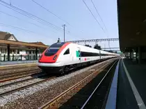 SBB - ICN Xavier Stockmar bei der durchfahrt im Bahnhof von Rupperswil am 11.07.2015