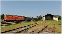 SR 17020 bei der Einfahrt in Bad Radkersburg am 25.7.2015. Die Gleise zum alten Heizhaus wurden leider entfernt.