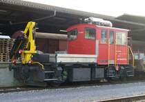 SBB Baudienstfahrzeug Tm 2/2 232 002-6 im SBB G�terbahnhof von Biel - Bienne am 25.11.2006