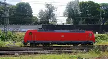 146 014-6 DB steht abgestellt in Dresden-Hbf. Aufgenommen vom Dresdener-Hbf. 
Bei Sommerwetter am Nachmittag vom 16.7.2015. 