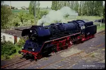 411231 dampfte am Tag der offenen Tür am 19.05.1991 im BW Staßfurt.