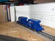 railpro Schotterwagen von Roco, diese Wagen sind super fein Detailliert.