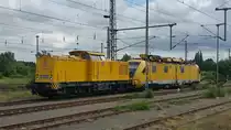 203 307-4 und 711 118-0 standen am 14.07.2015 in Wittenberg
