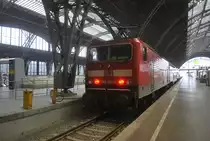 143 002 am 19.01.2014 in Leipzig Hbf.