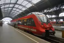 Talent 2 stand am 19.01.2014 in Leipzig Hbf mit RE nach Dresden