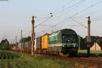 223 141-3 mit einem Mischer bei Teglingen 11.6.15