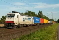 185 581-6, Crossrail in Meerbusch-Osterath am 31.07.2015