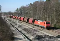 152 112 mit GC 61125 (Hamburg Hohe Schaar–Zielitz) am 10.03.2014 zwischen Radbruch und Bardowick