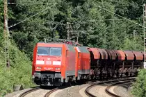 152 109-5 mit einer weiteren 152er am BÜ KM27,298 auf der Hamm-Osterfelder Strecke in Recklinghausen 31.7.2015