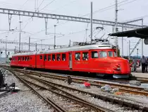 SBB - Triebzug RAe 4/8 1021 unterwegs auf einer Extrafahrt im Bahnhof Rapperswil am 26.07.2015