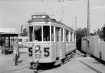 København / Kopenhagen KS SL 5 (Tw 531) Formosavej im Juli 1967. - Scan von einem Schwarzweissnegativ (Kamera: Konica EE-matic).
