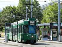 BVB Basel Be 4/6 S Guggummere 672 am 25.07.15 in Basel Bad Bhf