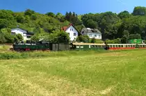 11sm mit einem Sonderzug am 05.06.2015 bei einer Scheinanfahrt, kurz vor Weiler-West. (Bild 2)