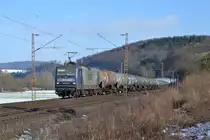 RBH 122 (143 950) mit einem Kesselzug am 01.02.2015 bei Salzderhelden