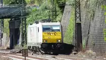 ECR E186 305-9 beim rangieren in Saarbrücken-Jägersfreude, den 01.08.2015 