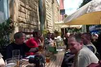 Durst löschen an einem warmen Tag in Singen zum BB-Treffen 02.08.2015