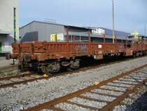 G�terwagen des Typ Rens 31 85 398 0 079-5 Abgestellt im SBB G�terbahnhof von Biel - Bienne am 05.11.2006