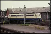 151122 auf der Drehscheibe des BW Bebra am 7.6.1991.