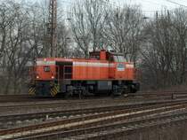 RBH 811 (Mak G1206/Bauj. 1998) f�hrt soebend in den Gbf Gelsenkirchen Bismarck ein. 23.2.07