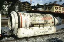 RhB - AVN ArgeVereina Nord  4  am 13.05.1994 in Klosters - Remixer - Baujahr ? - M�hlh�user - Hinweis: gescanntes Dia
