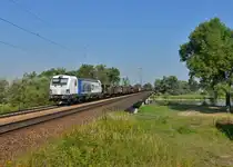 193 813 mit DGS 47161 am 08.08.2015 bei Plattling. 