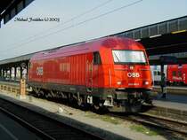 2016 041-2, am 31.Mai 2003 im Wiener Sdbahnhof
