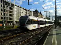 Nachschuss des RABe 526 786-7 als S2 23229 (St. Gallen Altstätten SG) am 25.7.2015 bei der Abfahrt in St. Gallen.
