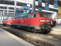 2 x BR 218 mit EC aus Z�rich in M�nchen. 23.02.07