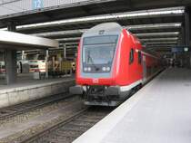 Dosto Steuerwagen mit RE nach Salzburg in M�nchen. 23.02.07