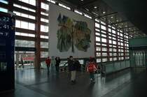 Bahnhof Innsbruck von innen (Kunstbahnhof); 09.02.2007